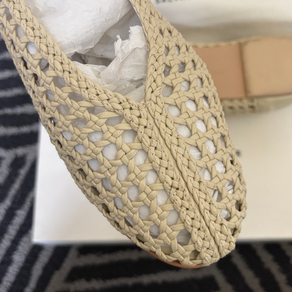 Freda Salvador Riley flats - vanilla woven - new in box size 8 - Picture 3 of 3